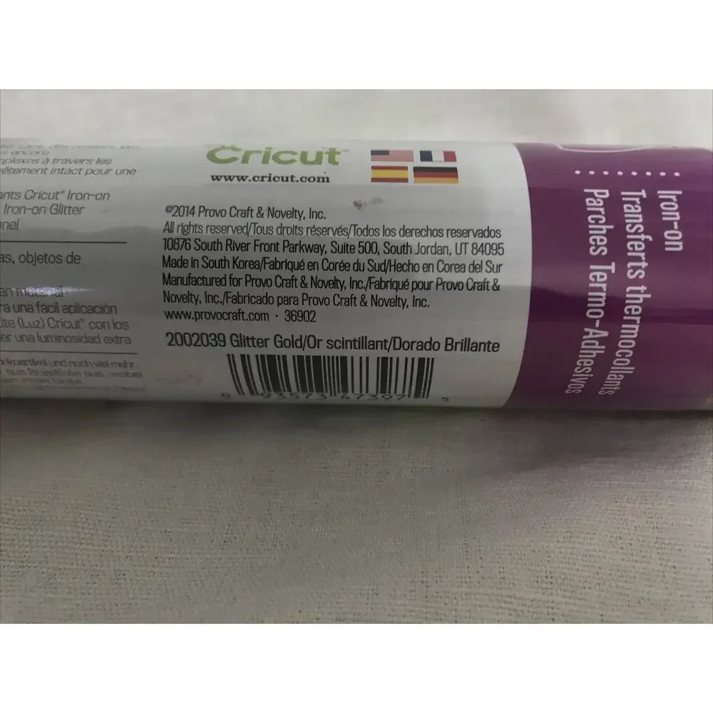Cricut Glitter Vinyl Iron-On  12